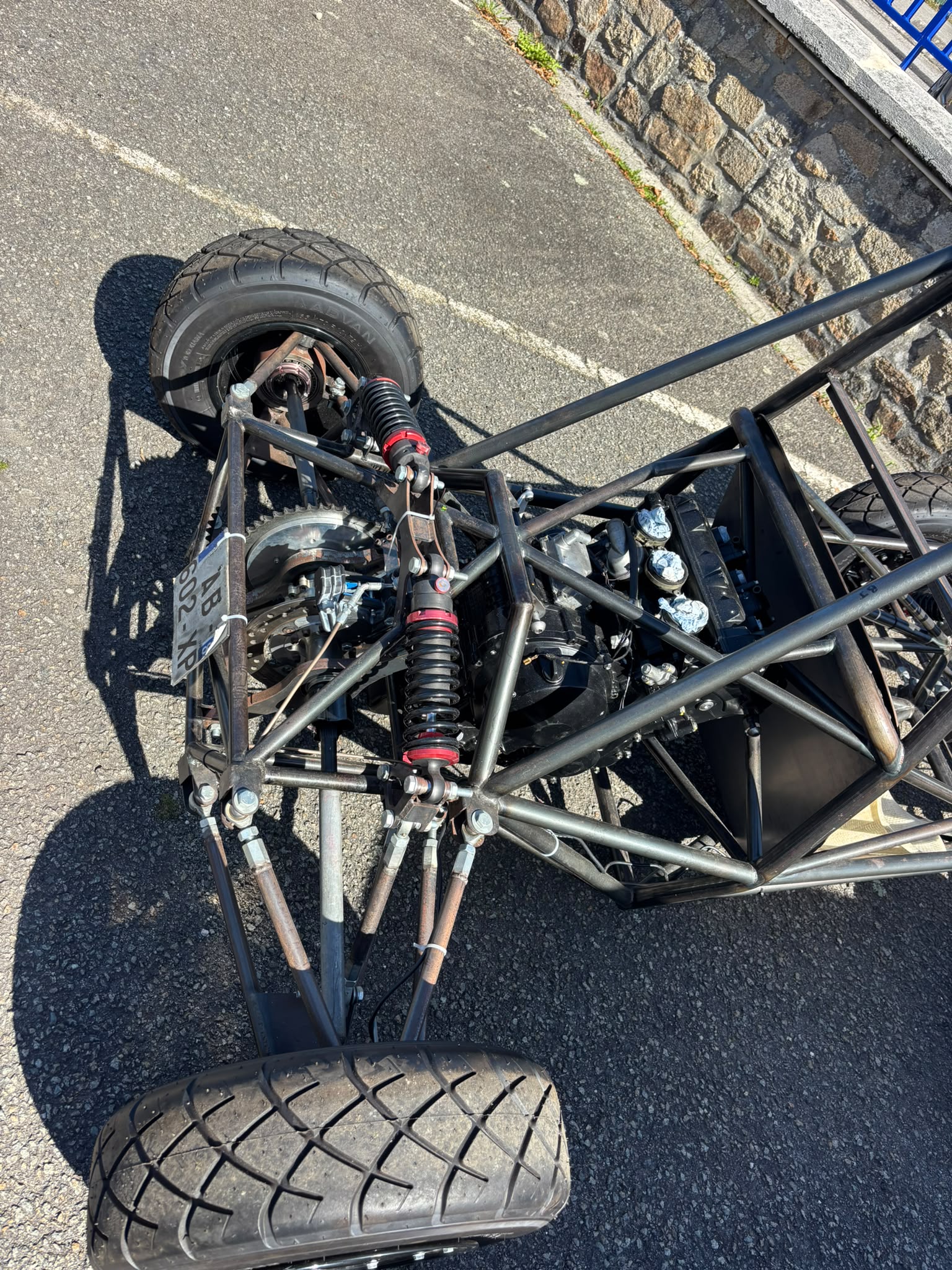 Suspensions de la monoplace